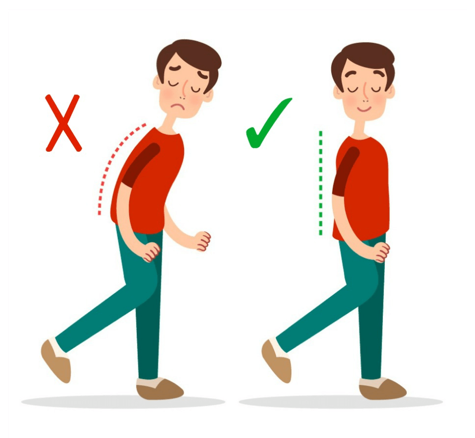 stand straight